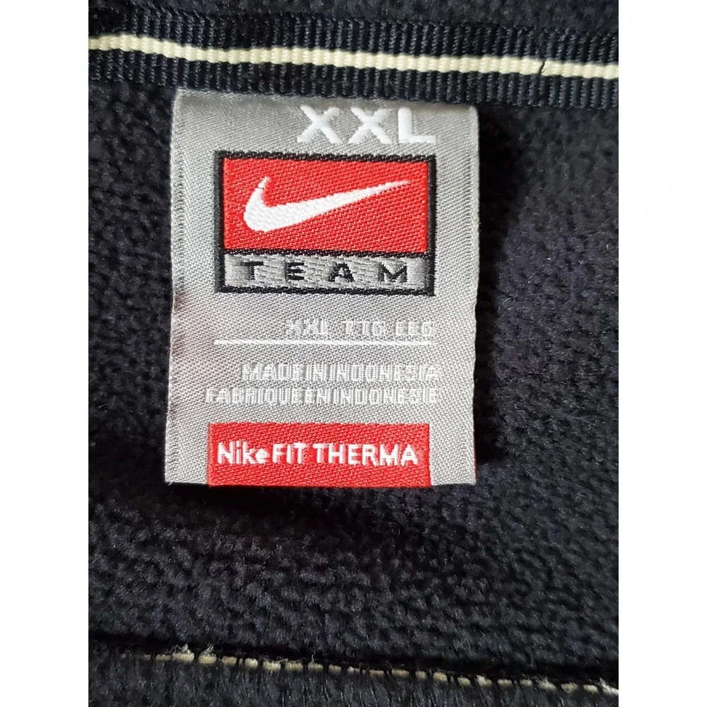 Nike Fit Therma Team Fleece Zip Jacket Wake Forest WFU Logo XXL 2XL Black‎ ACC